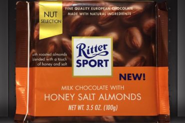 Ritter Sport Milk Chocolate with Honey Salt Almonds