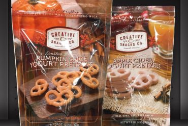 Creative Snacks Co. Pumpkin Spice & Apple Cider Yogurt Pretzels