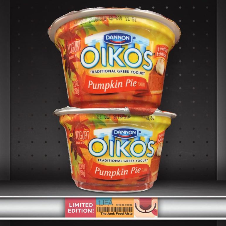 Dannon Oikos Pumpkin Pie Greek Yogurt