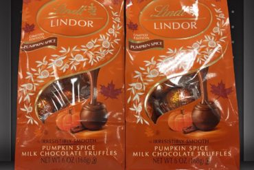 Lindt Lindor Pumpkin Spice Milk Chocolate Truffles