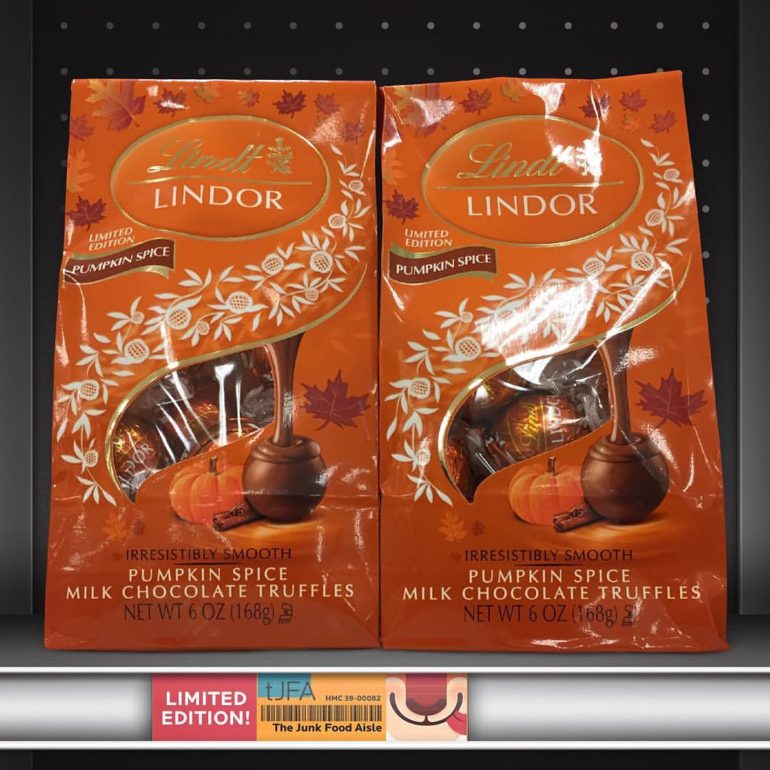Lindt Lindor Pumpkin Spice Milk Chocolate Truffles
