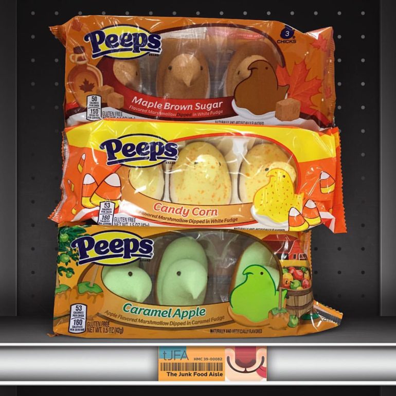 Maple Brown Sugar, Candy Corn & Caramel Apple Peeps