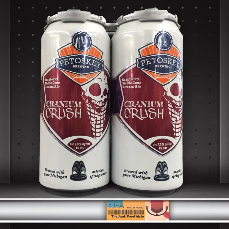 Petosky Brewing Cranium Crush: Raspberry Waffle Cone Cream Ale