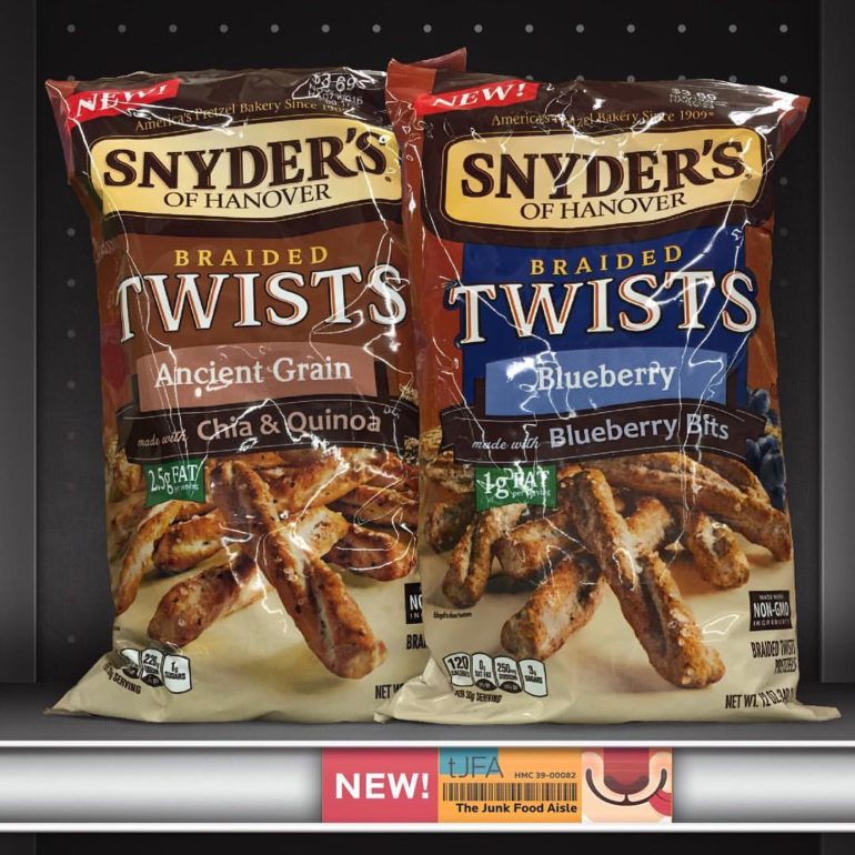 Snyder’s Braided Twists Ancient Grain & Blueberry Pretzels