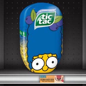 Blueberry Flavor Simpsons Tic Tacs