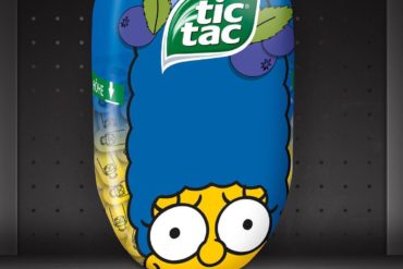 Blueberry Flavor Simpsons Tic Tacs