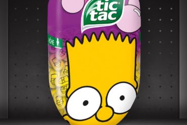 Bubble Gum Flavor Simpsons Tic Tacs