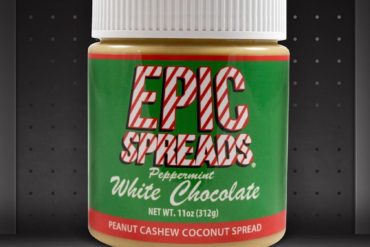 Epic Spreads Peppermint White Chocolate Peanut Cashew Coconut Spread