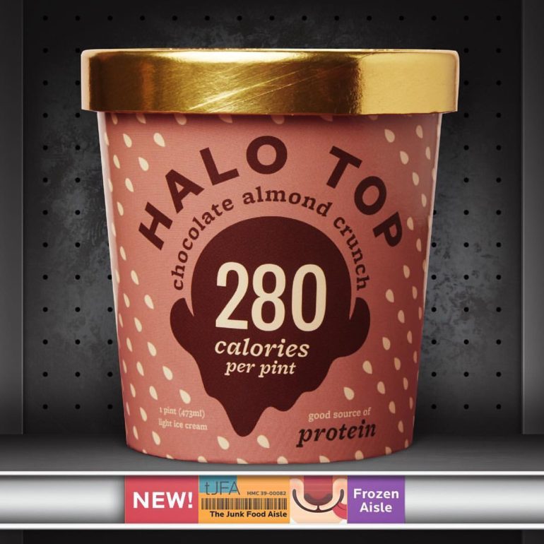 Halo Top Chocolate Almond Crunch Ice Cream