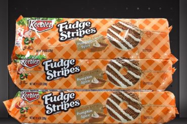 Keebler Pumpkin Spice Fudge Stripes Cookies