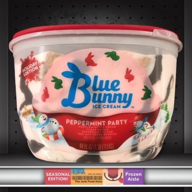 Peppermint Party Blue Bunny Ice Cream