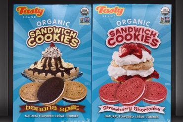 Tasty Brand Organic Banana Split & Strawberry Shortcake Sandwich Cookies