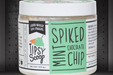 Tipsy Scoop Spiked Mint Chocolate Chip Liquor-Infused Ice Cream