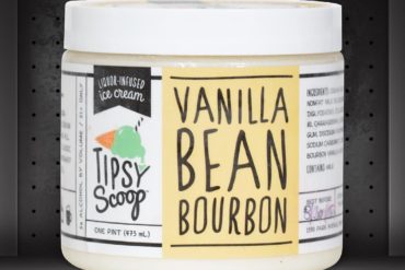 Tipsy Scoop Vanilla Bean Bourbon Liquor-Infused Ice Cream