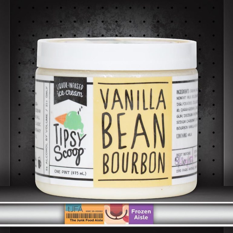 Tipsy Scoop Vanilla Bean Bourbon Liquor-Infused Ice Cream