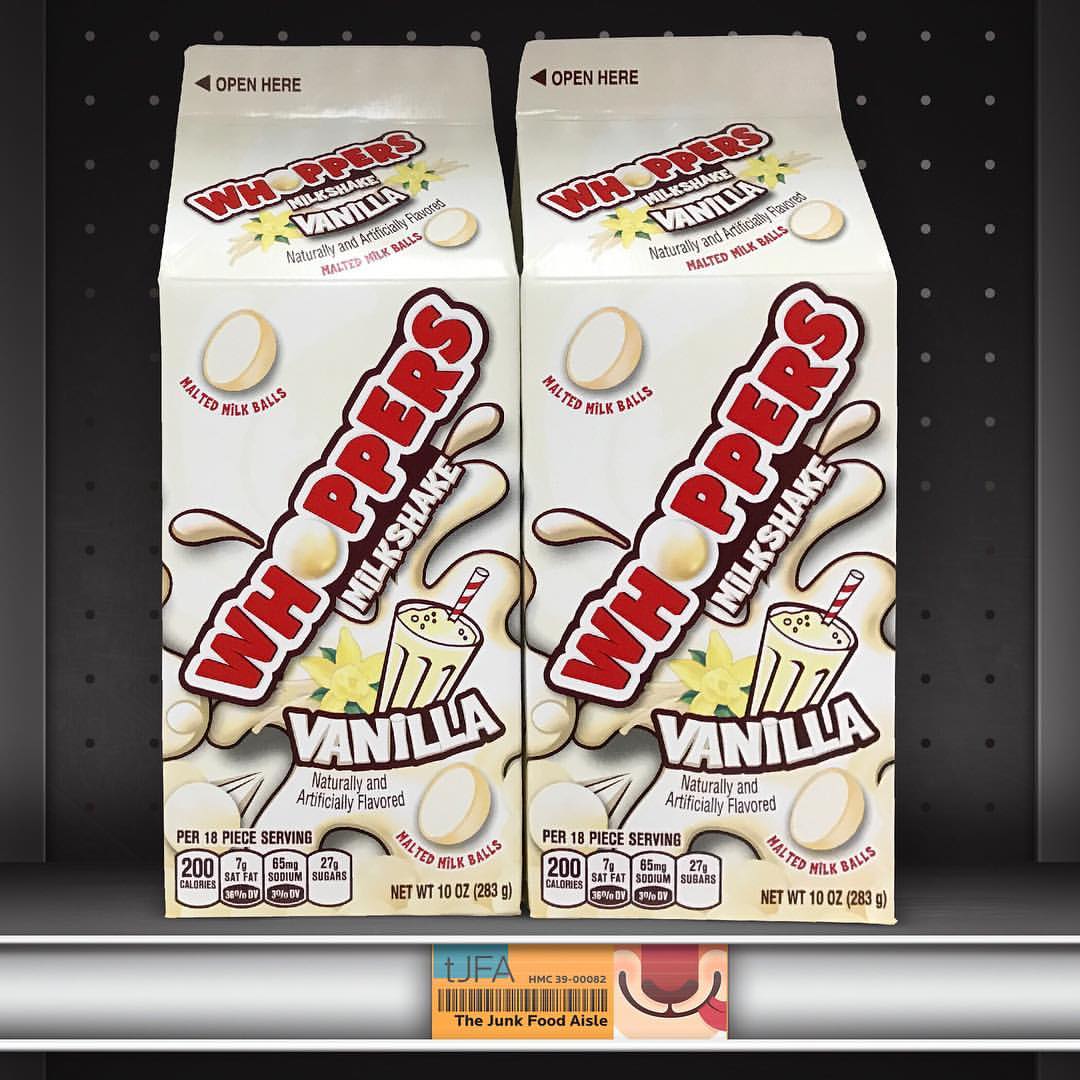 Vanilla Milkshake Whoppers - The Junk Food Aisle