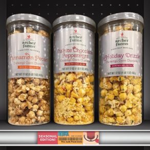 Archer Farms Cinnamon Pecan, White Chocolate Peppermint & Holiday Drizzle Caramel Corn Clusters