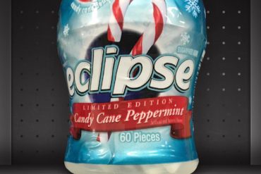 Eclipse Candy Cane Peppermint Gum