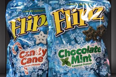 Flipz Candy Cane & Chocolate Mint Covered Pretzels