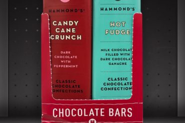 Hammond’s Candy Cane Crunch & Hot Fudge Chocolate Bars