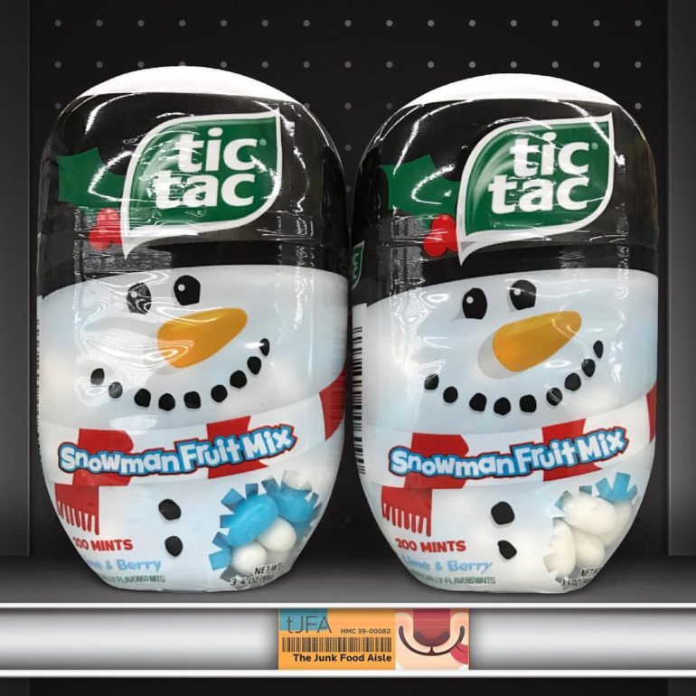 Tic Tac Snowman Fruit Mix