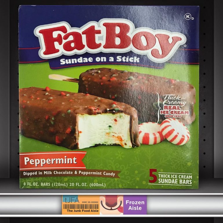 FatBoy Sundae on a Stick Peppermint Ice Cream Bars