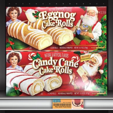 Little Debbie Eggnog & Candy Cane Cake Rolls