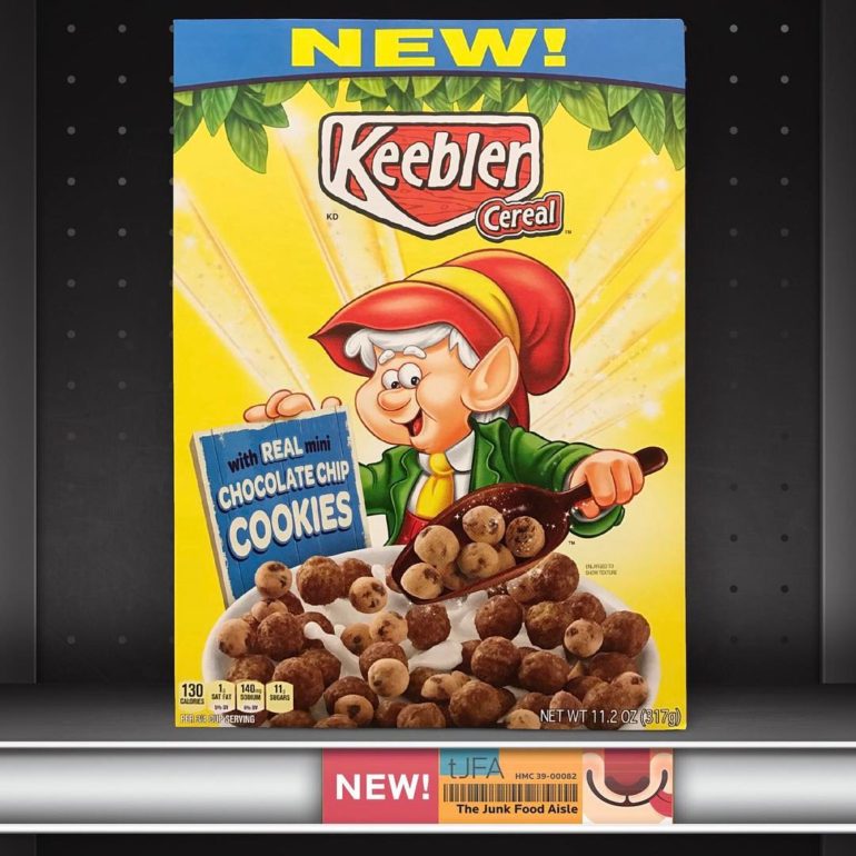 Keebler Cereal with Real Mini Chocolate Chip Cookies