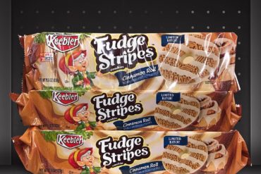 Keebler Cinnamon Roll Fudge Stripes Cookies