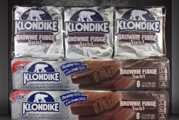 Brownie Fudge Swirl Klondike Bars