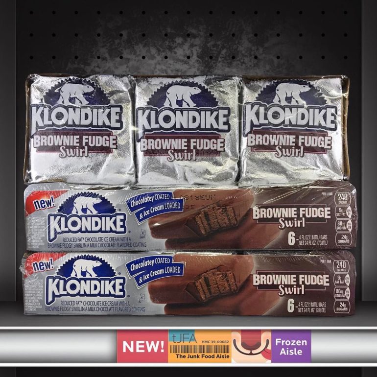 Brownie Fudge Swirl Klondike Bars