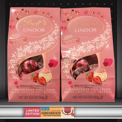 Lindt Lindor Strawberries and Cream White Chocolate Truffles