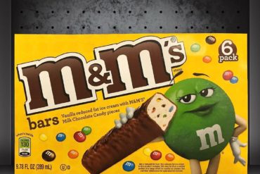 M&M’s Ice Cream Bars