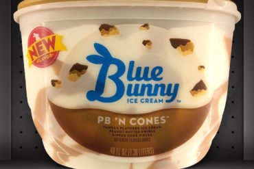 PB ‘N Cones Blue Bunny Ice Cream