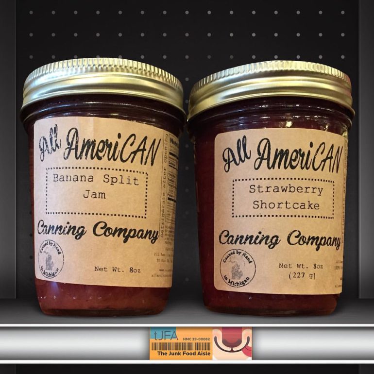 All AmeriCAN Canning Company Banana Split and Strawberry Shortcake Jams