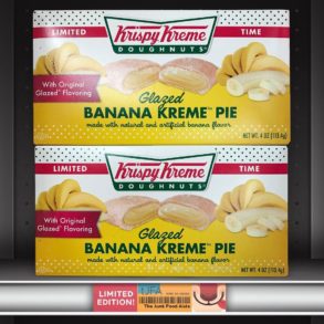 Krispy Kreme Doughnuts Glazed Banana Kreme Pie