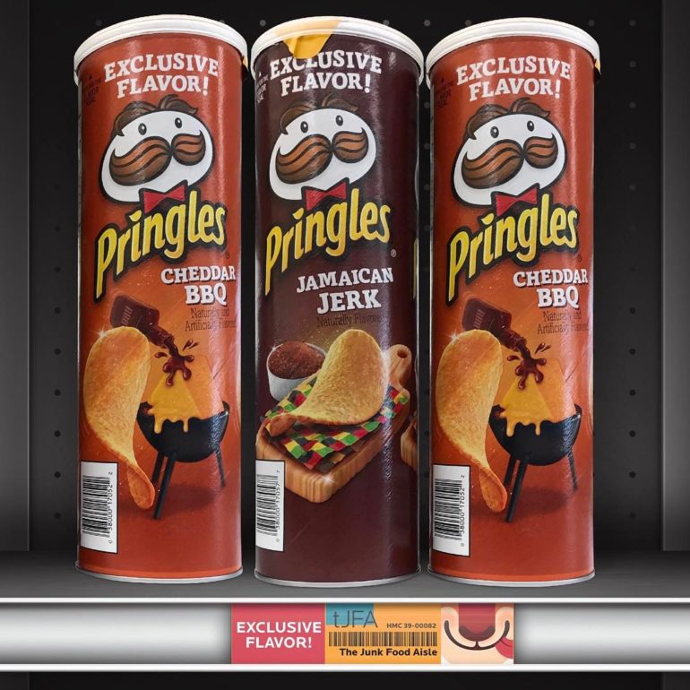 Pringles Cheddar BBQ & Jamaican Jerk