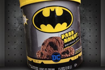 Batman Dark Knight Brownie Bite Ice Cream