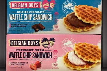 Belgian Boys Waffle Chip Sandwiches