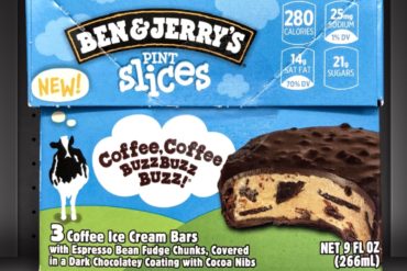 Ben & Jerry’s Coffee, Coffee BuzzBuzzBuzz Pint Slices