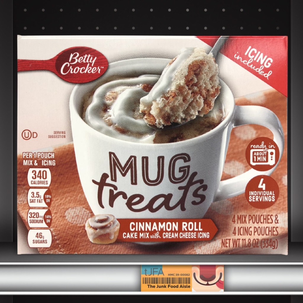Betty Crocker Mug Treats: Cinnamon Roll - The Junk Food Aisle