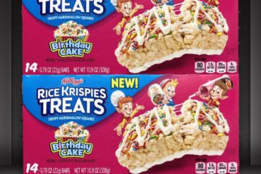 Birthday Cake Rice Krispies Treats