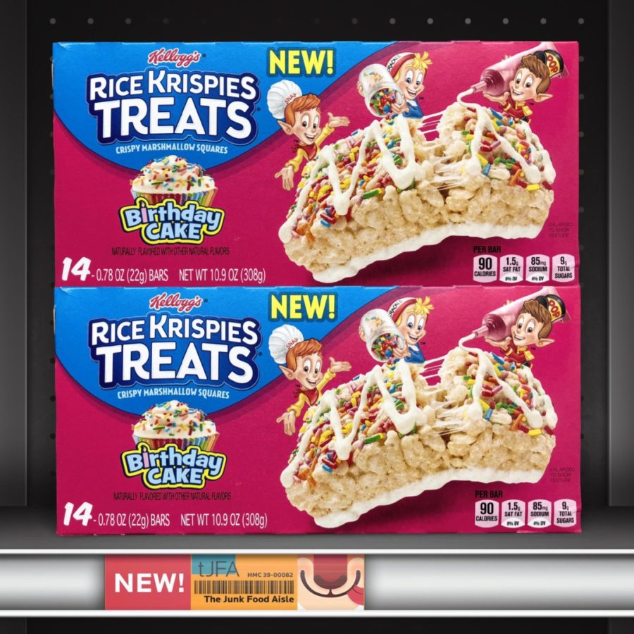 Birthday Cake Rice Krispies Treats The Junk Food Aisle