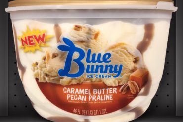Blue Bunny Caramel Butter Pecan Praline Ice Cream