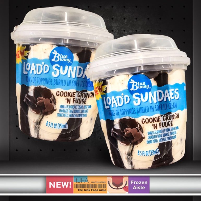 Blue Bunny Load’d Sundaes: Cookie Crunch ‘N Fudge