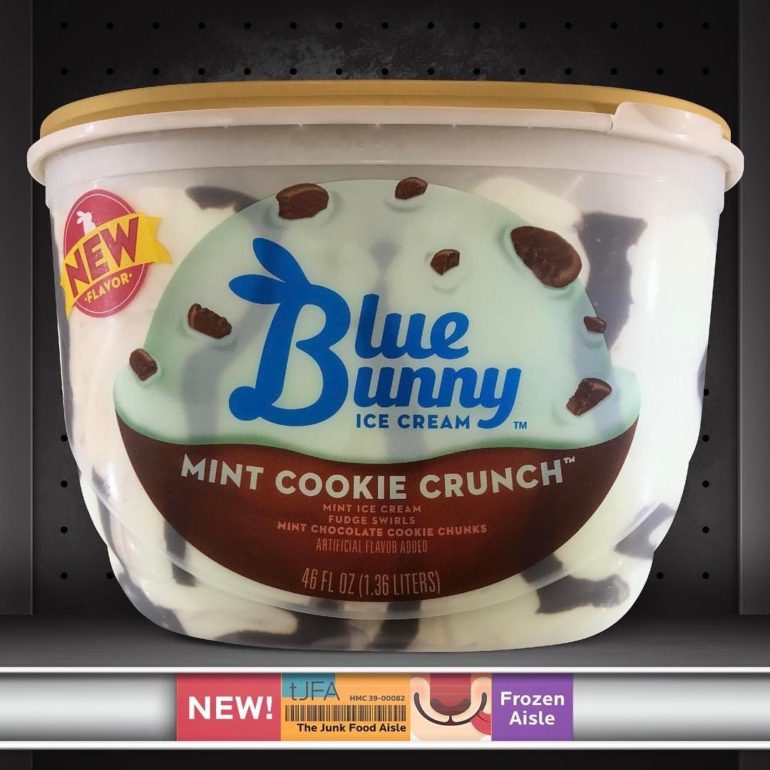 Blue Bunny Mint Cookie Crunch Ice Cream