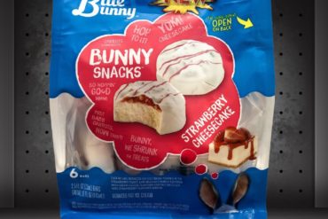 Blue Bunny Strawberry Cheesecake Bunny Snacks