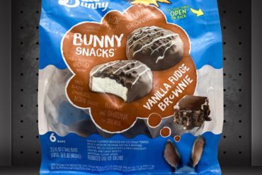 Blue Bunny Vanilla Fudge Brownie Bunny Snacks