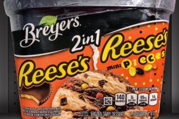 Breyers 2in1 Reese’s and Reese’s Pieces