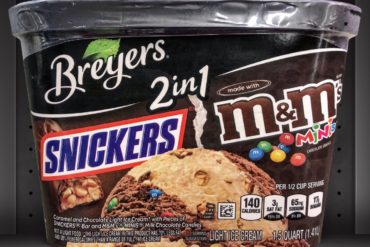 Breyers 2in1 Snickers and M&M’s